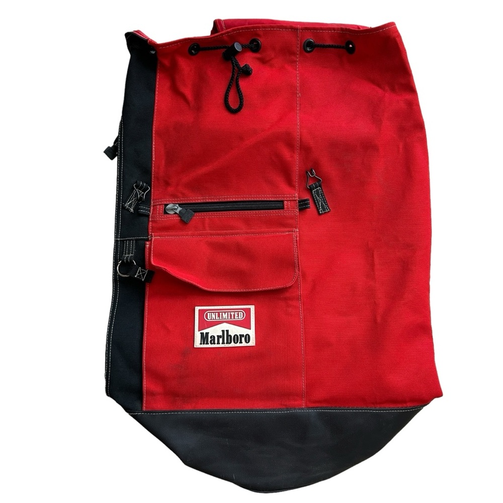 Vintage Marlboro Camping Duffle Bag